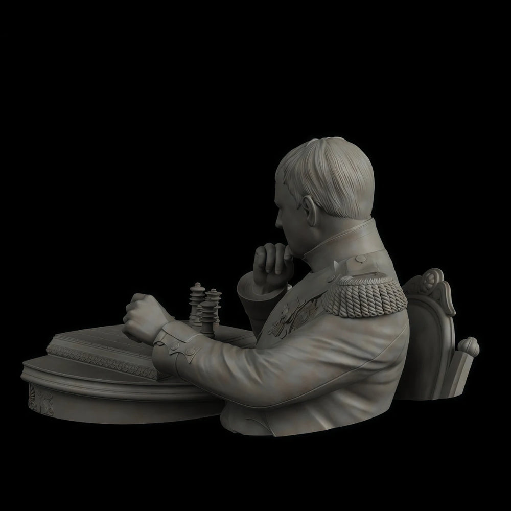 1/10 Napoleonic Napoleon 1812, Resin Model Bust Kit, Unassembled and Unpainted