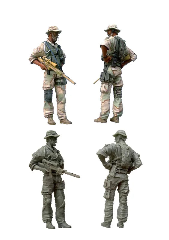 1/35 Modern U.S. Special Forces Afghanistan, 4 Figures, Resin Model Figure Kit, Unassembled and Unpainted