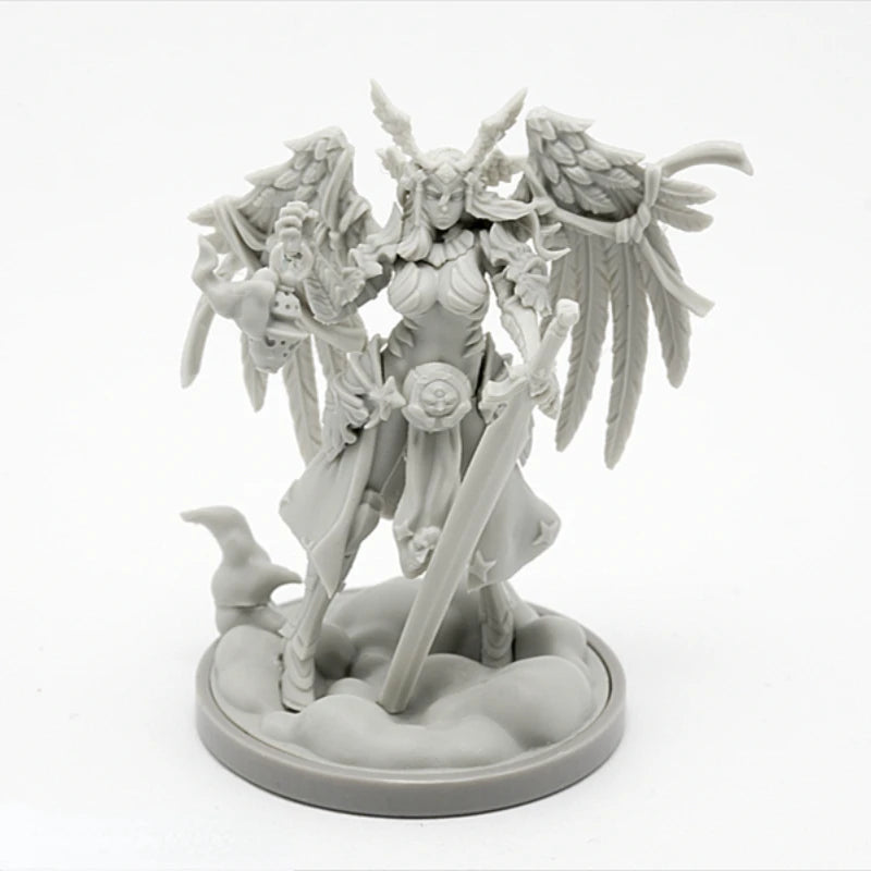 30mm Valkyrie Warrior, Resin Model Figure Kit, Fantasy Theme, Unassembled and Unpainted