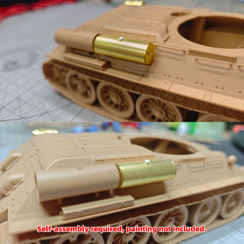 1/35 Cold War Tank Photo-Etch Parts, Resin Model Accessory Kit, Unpainted