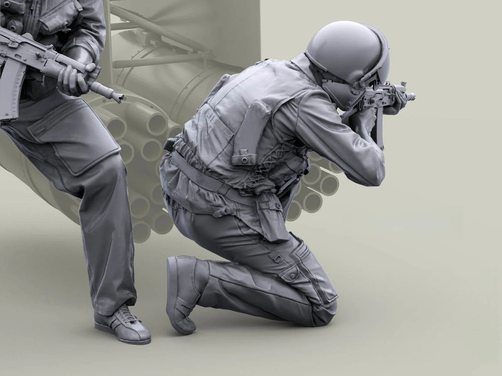 1/48 Modern Tactical Special Forces, 5 Figures, Resin Model Figure Kit, Unassembled and Unpainted