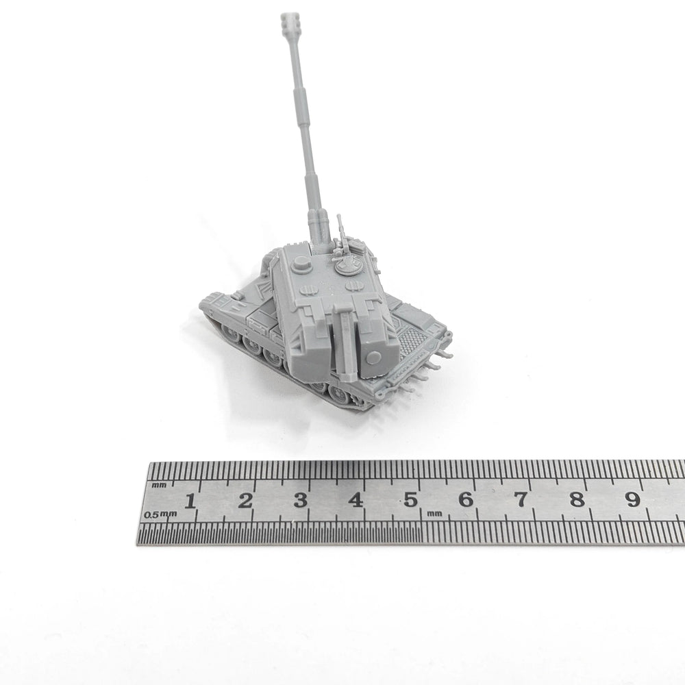 1/144 Modern Soviet 2S19 MSTA-S, Resin Model Vehicle Kit, Unassembled and Unpainted