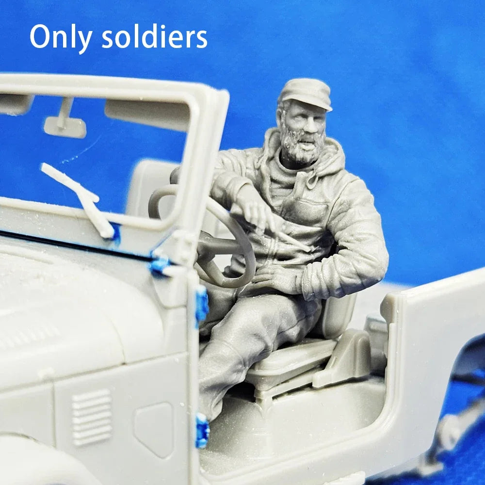 1/35 Modern Tactical Driver, Resin Model Figure Kit, Unassembled and Unpainted
