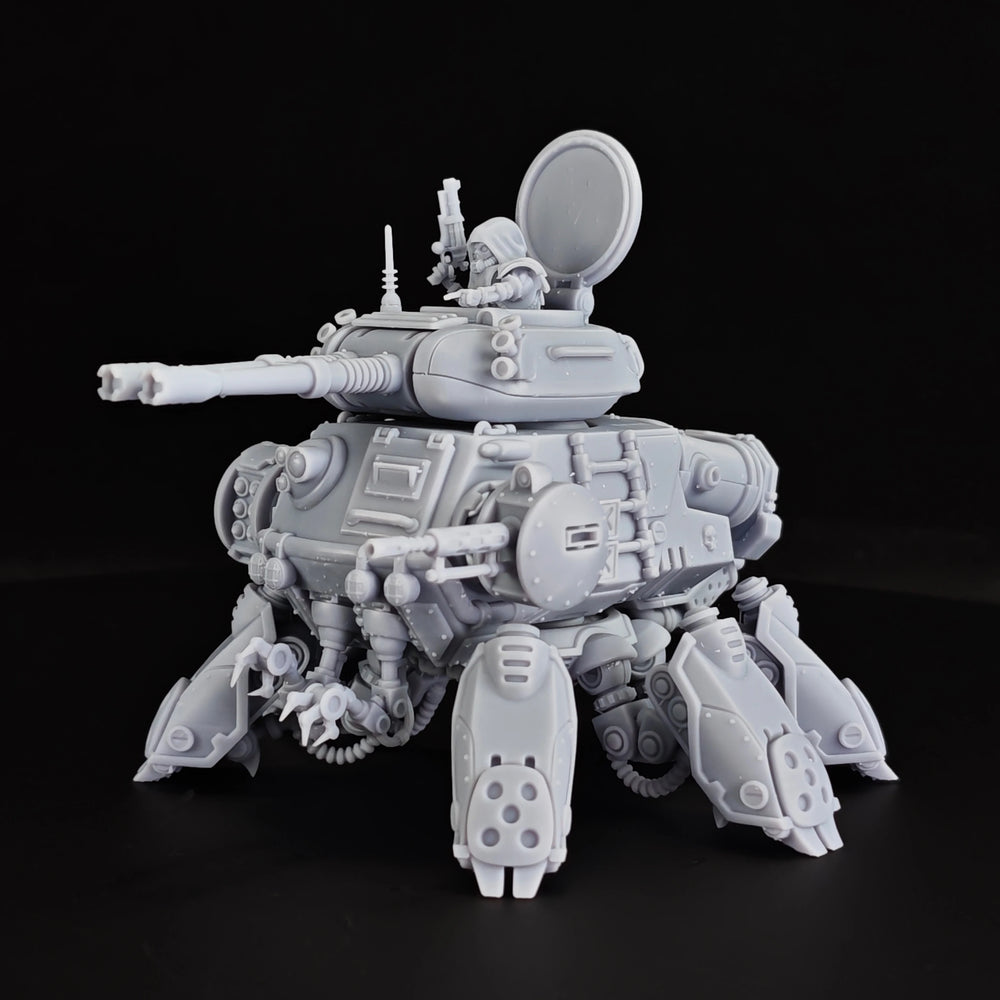Scavenger Quadrupedal Tank, Resin Model Vehicle Kit, Sci-Fi Theme, Unassembled and Unpainted