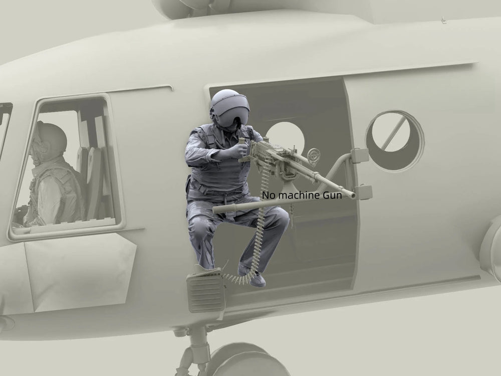 1/48 Modern Tactical Operator Prone with Rifle, Resin Model Figure Kit, Unassembled and Unpainted