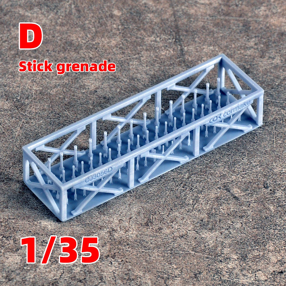 1/35 WWII Grenades & Ordnance, Resin Model Accessory Kit, Unpainted