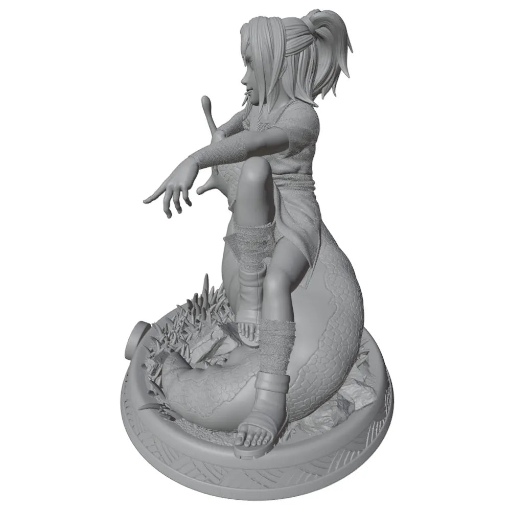 1/24 Eastern Fantasy Woman Reclining in Robes, Resin Model Figure Kit, Anime Theme, Unassembled and Unpainted