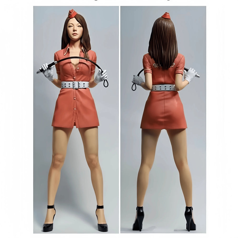 1/12 Modern Flight Attendant, Resin Model Figure Kit, Unassembled and Unpainted