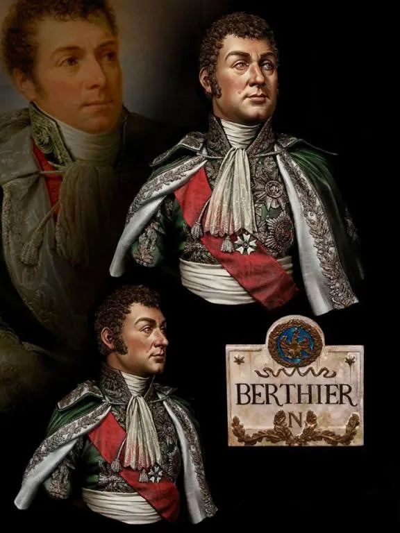 1/9 Napoleonic Marshal, Resin Model Bust Kit, Unassembled and Unpainted
