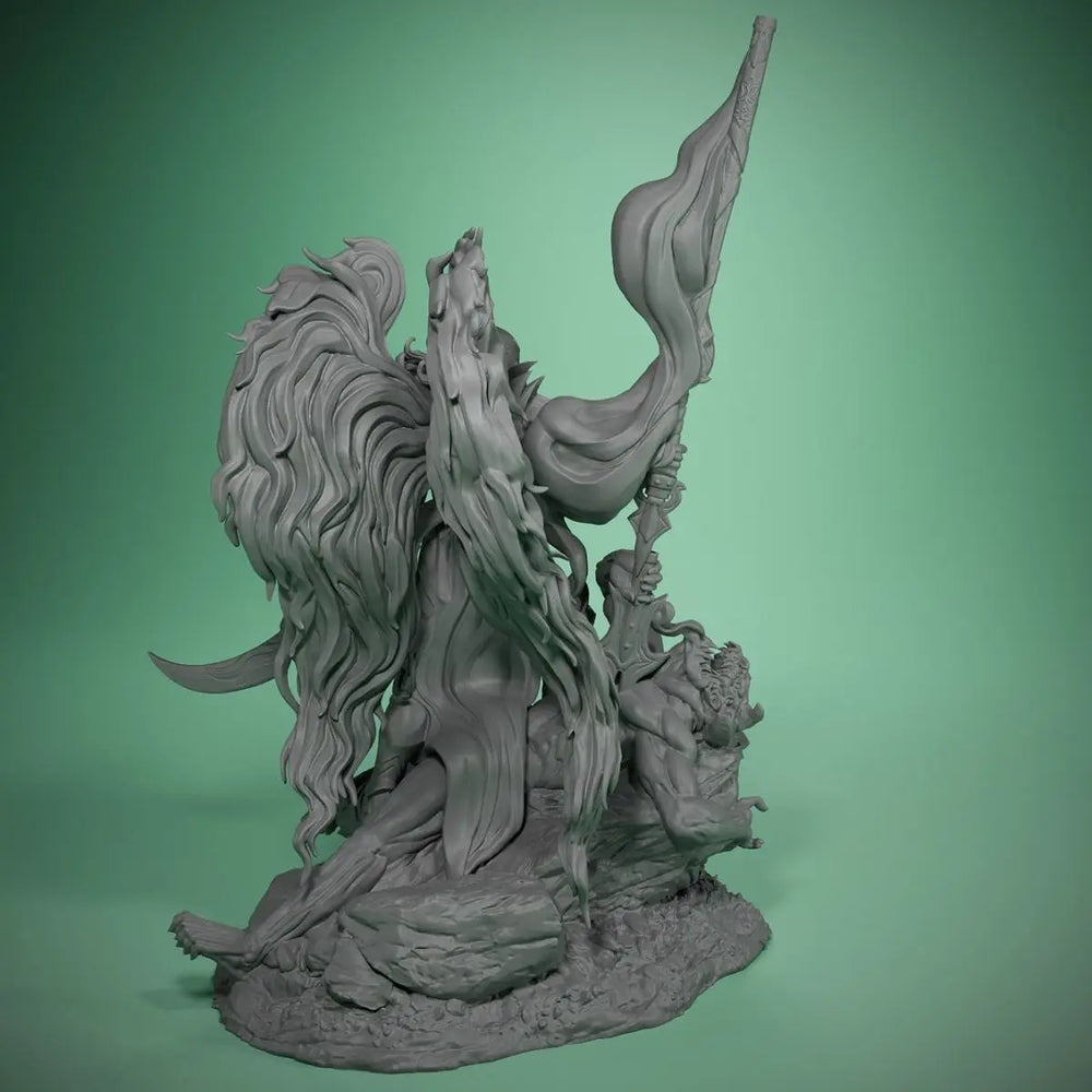 62mm Succubus Demon, Resin Model Figure Kit, Fantasy Theme, Unassembled and Unpainted