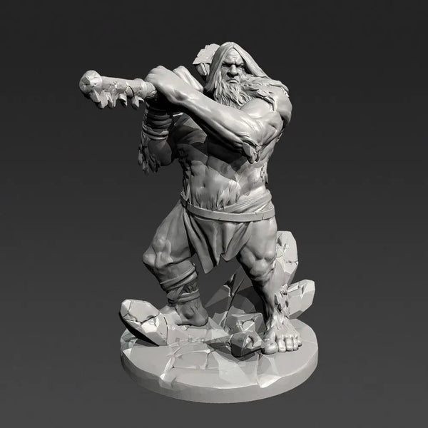 50mm Barbarian Warrior, 3 Figures, Resin Model Figure Kit, Fantasy Theme, Unassembled and Unpainted