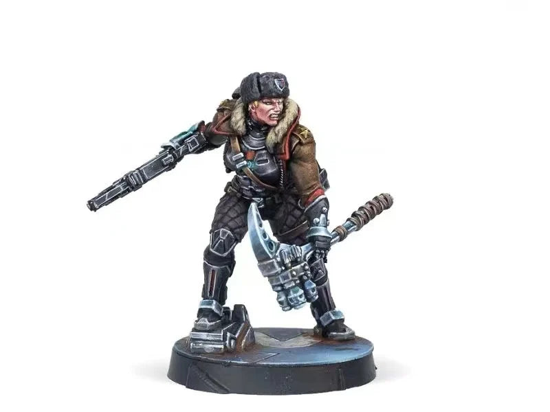 Female Sci-Fi Tactical Operator, Resin Model Figure Kit, Sci-Fi Theme, Unassembled and Unpainted