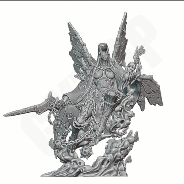 1/24 Undead Butterfly Princess, Resin Model Figure Kit, Fantasy Theme, Unassembled and Unpainted