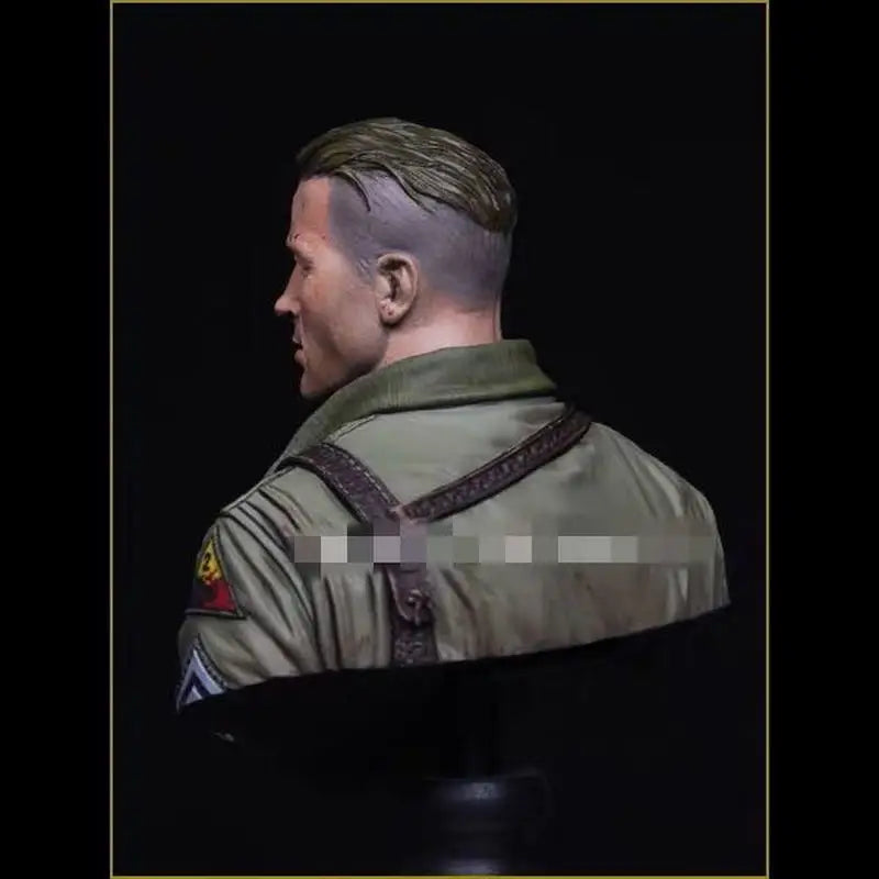 1/10 Modern Military Captain, Resin Model Bust Kit, Unassembled and Unpainted