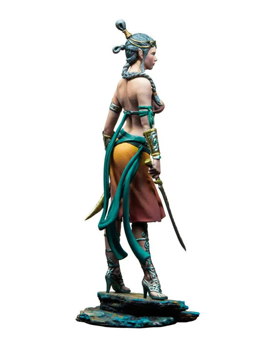 1/32 Female Elf Warrior, Resin Model Figure Kit, Fantasy Theme, Unassembled and Unpainted