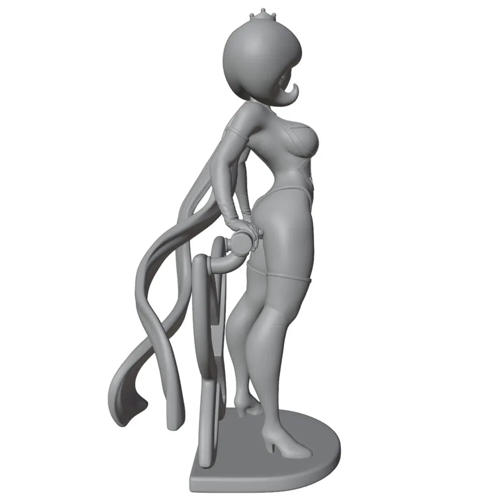 75mm Crowned Sorceress with Serpent Staff, Resin Model Figure Kit, Fantasy Theme, Unassembled and Unpainted