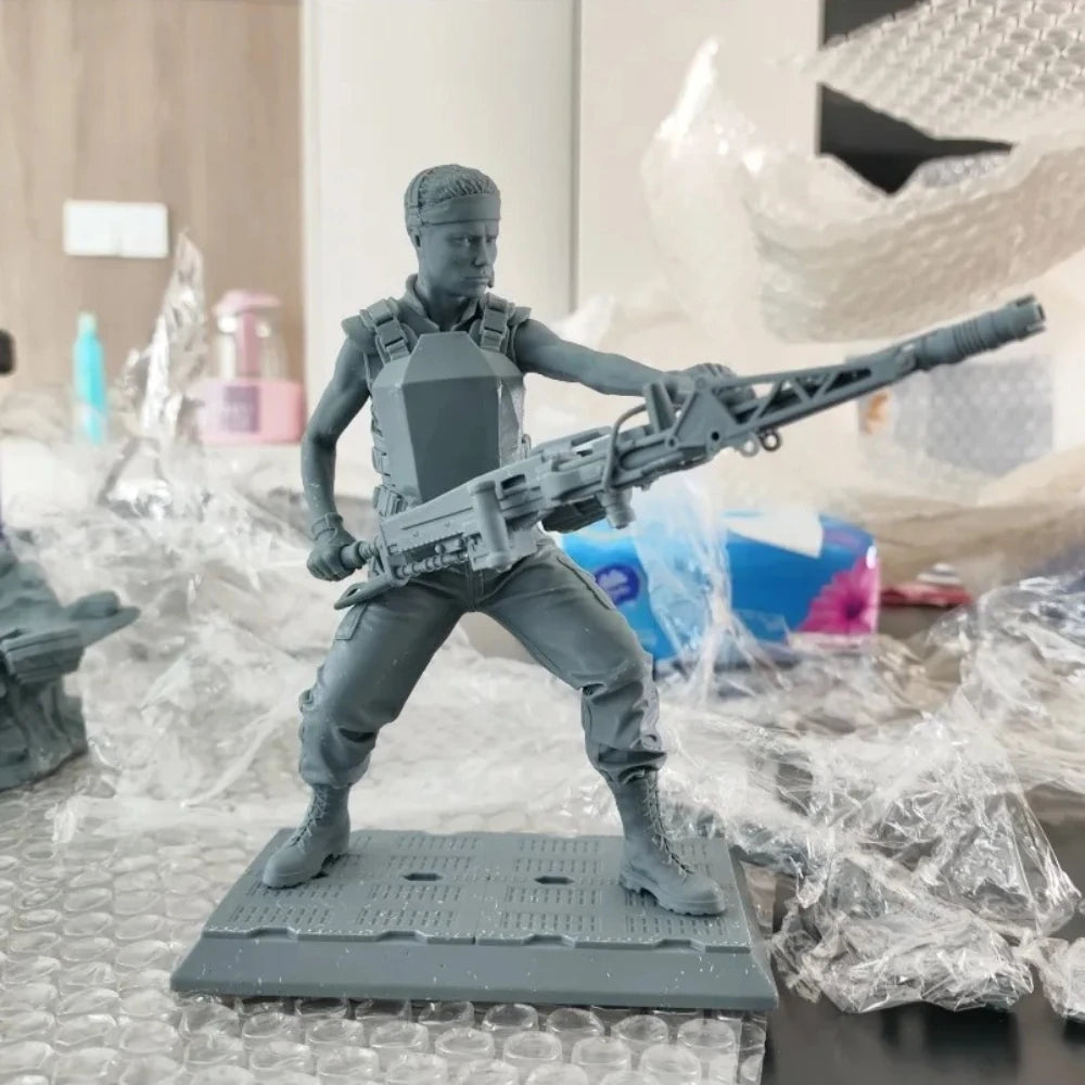 Modern Tactical Soldier Operator, Resin Model Figure Kit, Unassembled and Unpainted