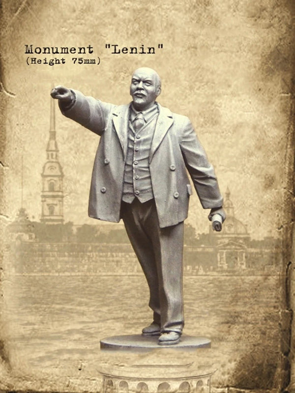1/35 Modern Soviet Lenin Monument, Resin Model Figure Kit, Unassembled and Unpainted