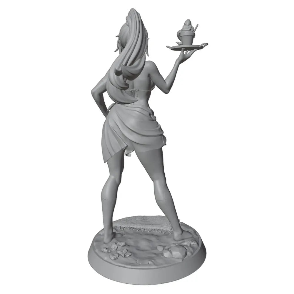 1/24 Fantasy Female Pinup, Resin Model Figure Kit, Unassembled and Unpainted