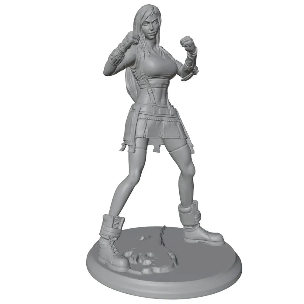 1/24 Sci-Fi Female Warrior Combat Gear, Resin Model Figure Kit, Unassembled and Unpainted