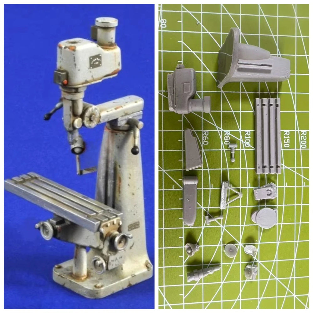 1/35 Modern Industrial Milling Machine, Resin Model Accessory Kit, Unpainted