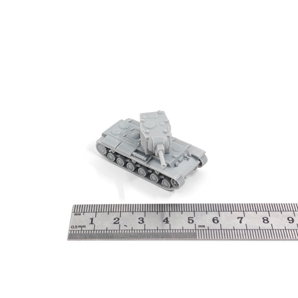 WWII Soviet KV-2 Heavy Tank — 1/144 Resin Vehicle