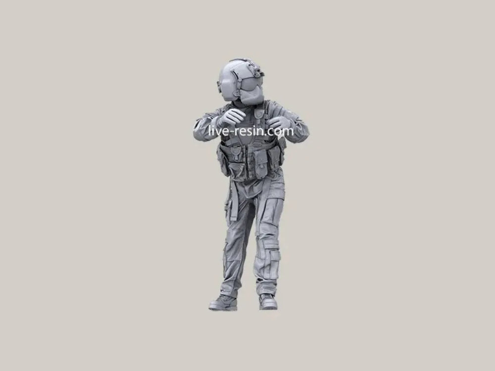 1/35 Modern Tactical Soldier / Special Forces Operator, Resin Model Figure Kit, Unassembled and Unpainted