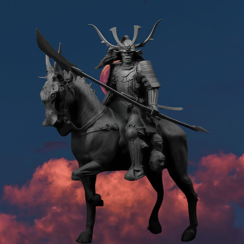 1/24 Medieval Dark Fantasy Skeleton Knight, Resin Model Figure Kit, Unassembled and Unpainted