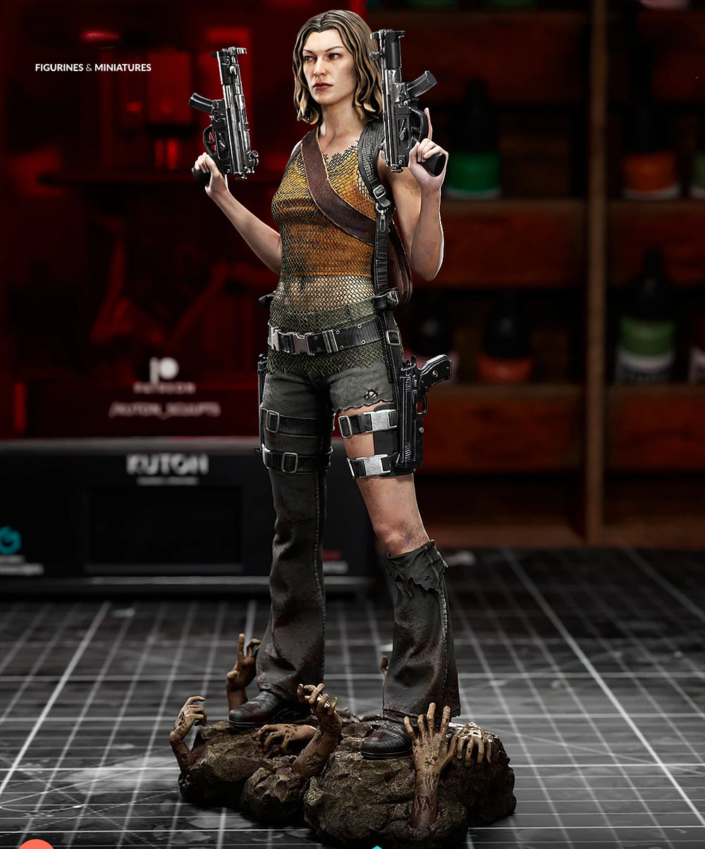 1/24 Modern Female Special Forces Operator, Resin Model Figure Kit, Unassembled and Unpainted