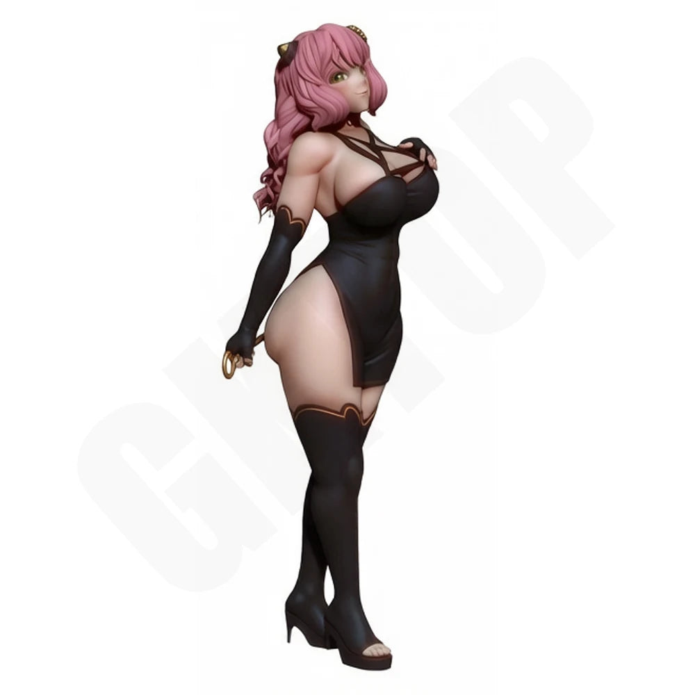 1/24 Cat Ear Anime Girl, Resin Model Figure Kit, Anime Theme, Unassembled and Unpainted