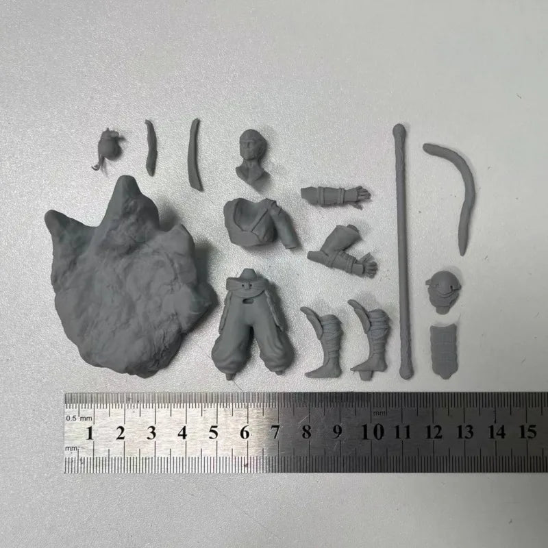 1/24 Sun Wukong Monkey King, Resin Model Figure Kit, Mythology Theme, Unassembled and Unpainted