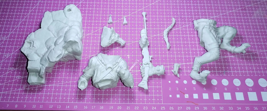 1/24 Resin Model Figure Gk，Unassembled and Unpainted Kit