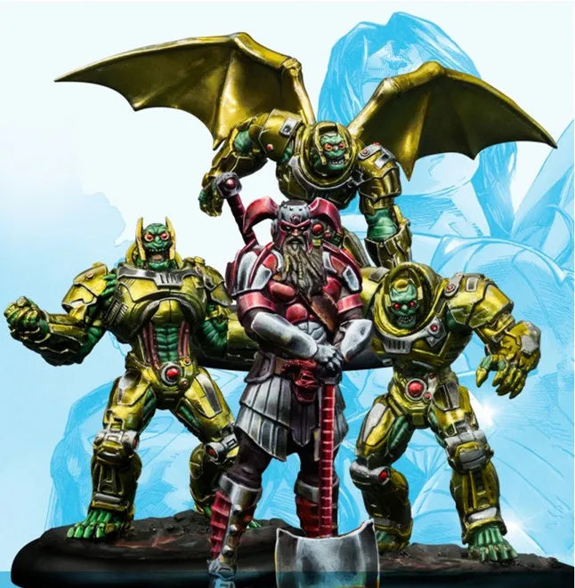 35mm Demon Warrior, Resin Model Figure Kit, Fantasy Theme, Unassembled and Unpainted