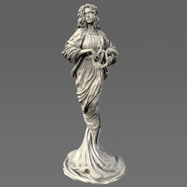 90mm 18th Century Rococo Noblewoman, Resin Model Figure Kit, Historical Theme, Unassembled and Unpainted