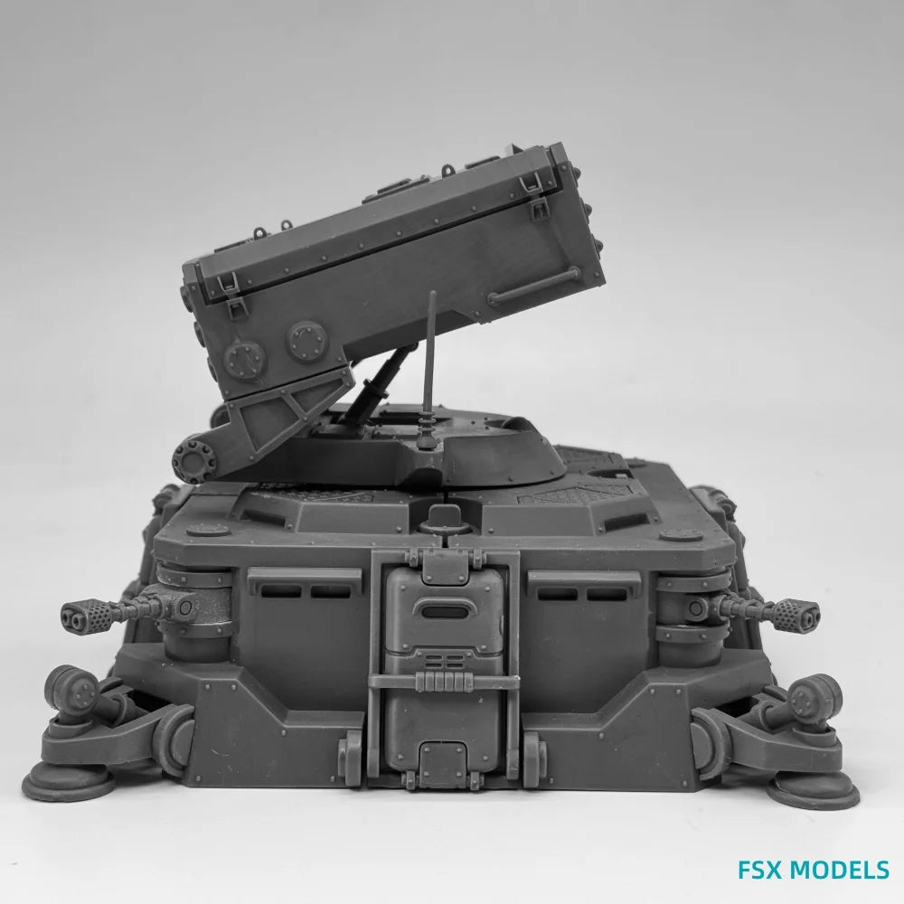Military Sci-Fi Bunker Fortification, Resin Model Terrain Kit, Sci-Fi Theme, Unpainted