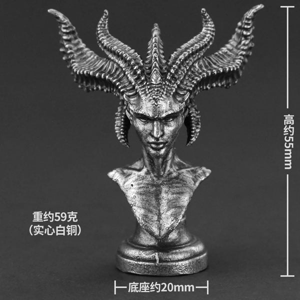 80mm Lilith Mythology, Resin Model Bust Kit, Fantasy Theme, Unassembled and Unpainted