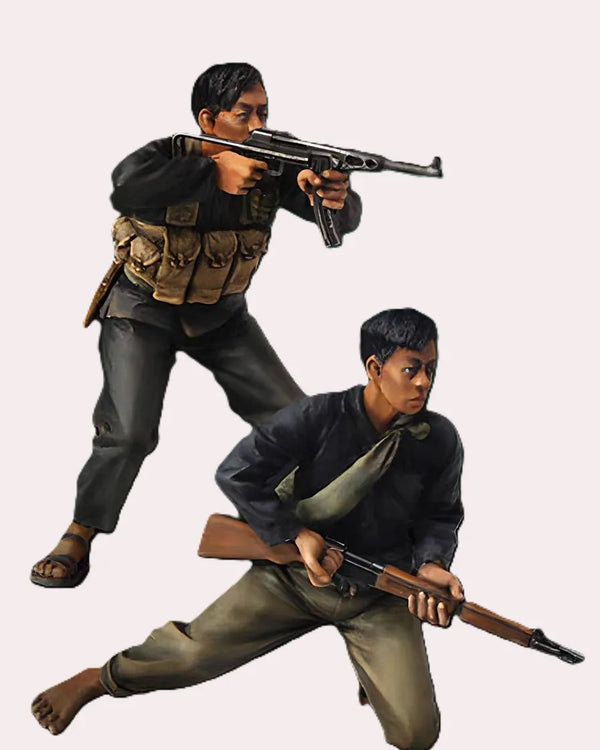 1/35 Modern Tactical Operators with Ammo Harness, 2 Figures, Resin Model Figure Kit, Unassembled and Unpainted