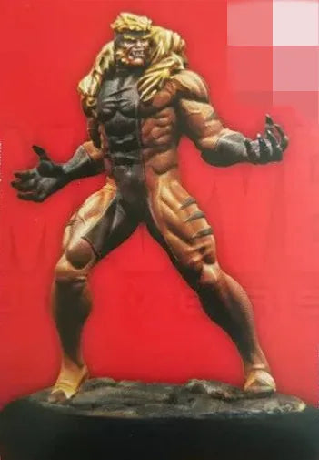 35mm Horned Demon in Combat Stance, Resin Model Figure Kit, Anime Theme, Unassembled and Unpainted