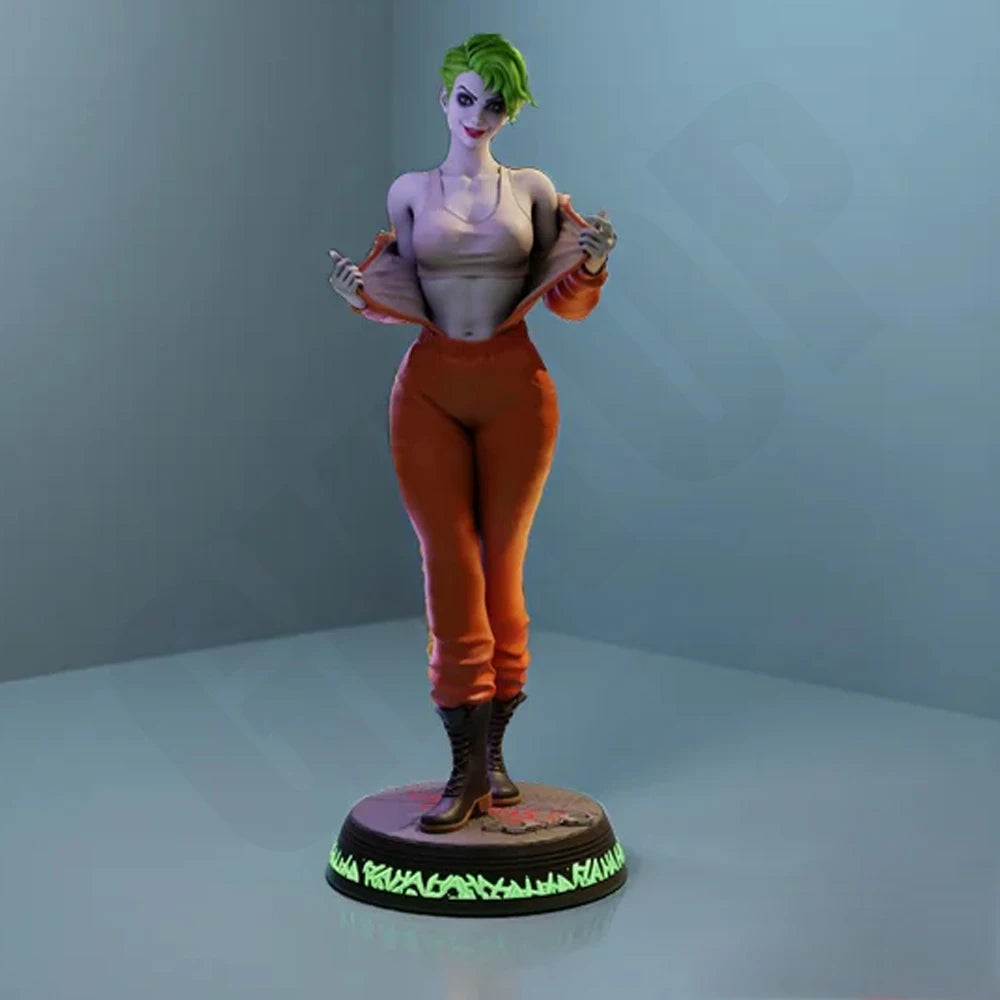 1/24 Female Pinup Clown, Resin Model Figure Kit, Unassembled and Unpainted