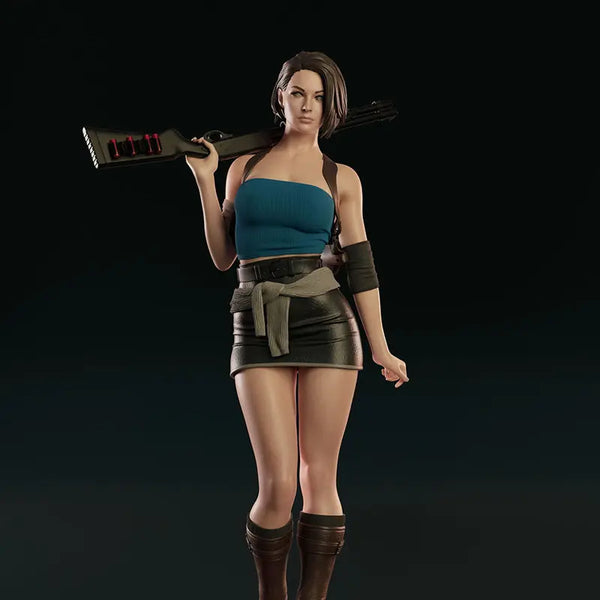 Cyberpunk Female Gunslayer — 1/18 Resin Figure