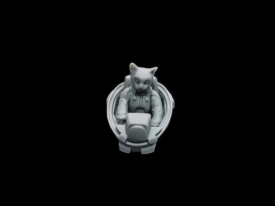 1/20 Casting Resin Model Assembly Kit, GK, Cat Driver, Unpainted