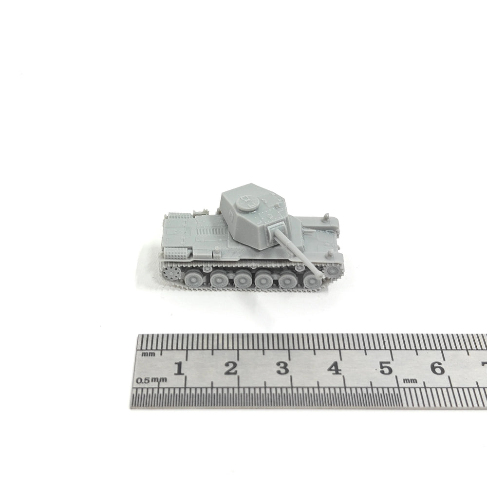 1/144 WWII Japanese Type 3 Chi-Nu, Resin Model Vehicle Kit, Unassembled and Unpainted