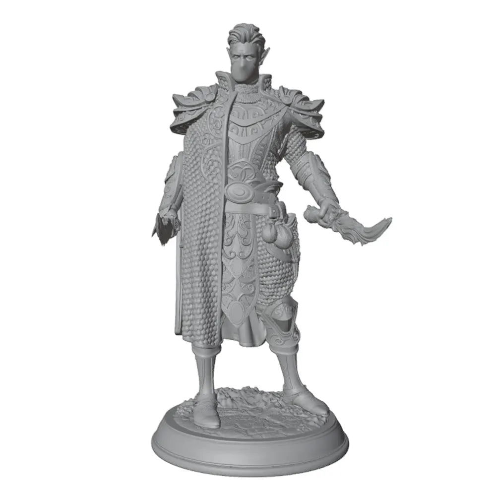 1/24 Two-Handed Sword Warrior, Resin Model Figure Kit, Fantasy Theme, Unassembled and Unpainted