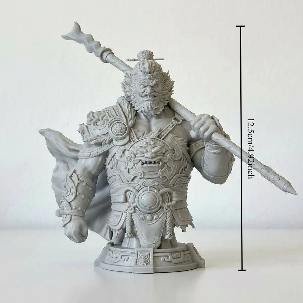135mm Ancient Chinese Three Kingdoms Warriors, 6 Figures, Resin Model Bust Kit, Unassembled and Unpainted