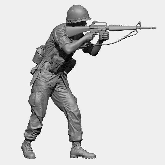 1/35 WWI Soldier Variants, 3 Figures, Resin Model Figure Kit, Unassembled and Unpainted