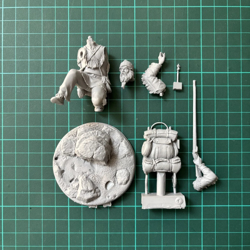 75mm Modern Military Soldier Tactical Gear, Resin Model Figure Kit, Unassembled and Unpainted