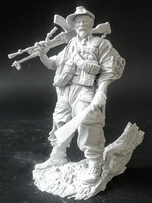 1/16 Modern Military Officer, Resin Model Figure Kit, Unassembled and Unpainted