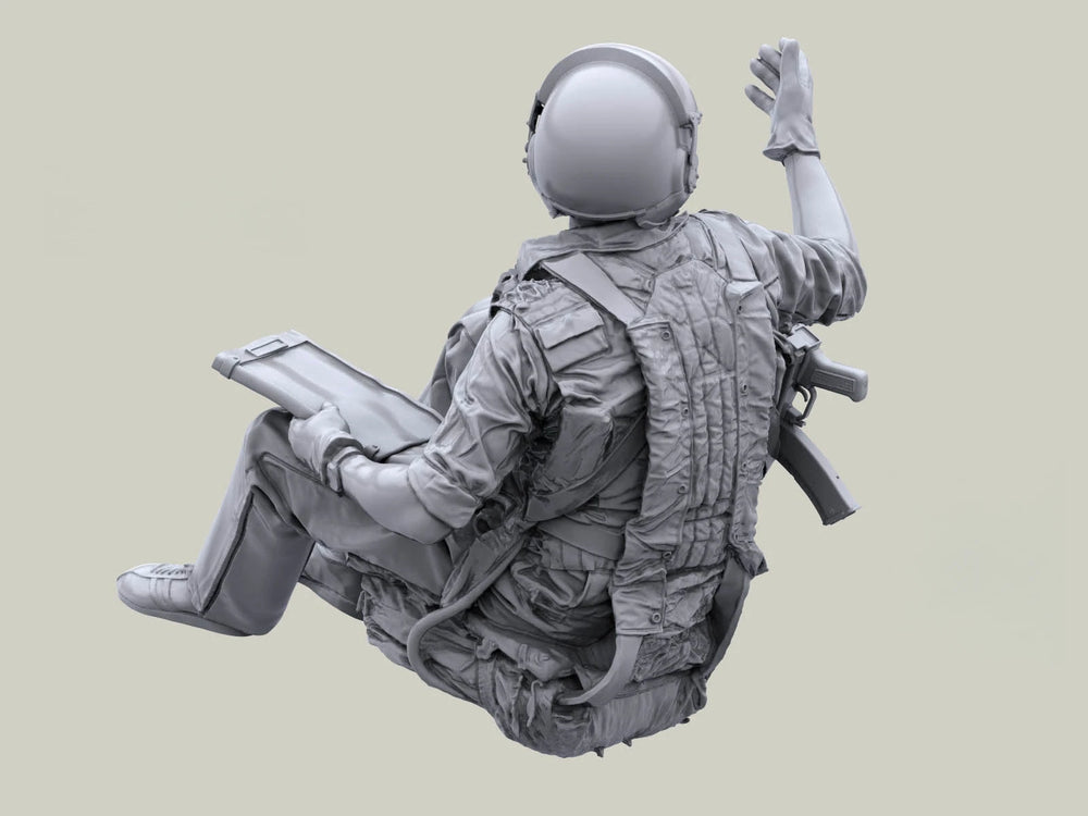 1/48 Modern Tactical Operator with Comms Headset, Resin Model Figure Kit, Unassembled and Unpainted