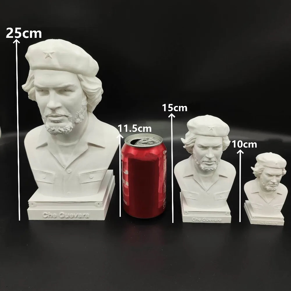 250mm Cold War Che Guevara Revolutionary, Resin Model Bust Kit, Unassembled and Unpainted
