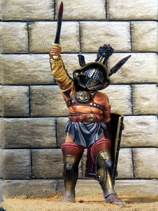 1/32 Ancient Mounted Warrior, Resin Model Figure Kit, Unassembled and Unpainted